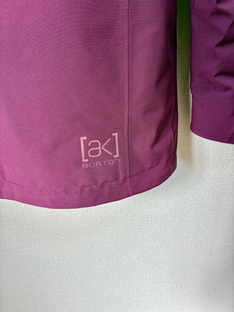 【BURTON[ak]】 レディース スノーボードウェア ゴアテックス 紫 Ｓ