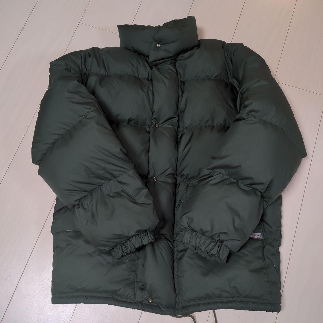 Moncler　ダウンジャケット　グリーン　フランス製　ヴィンテージ