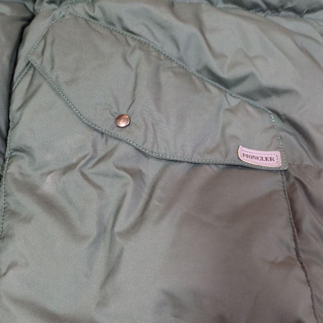 Moncler　ダウンジャケット　グリーン　フランス製　ヴィンテージ