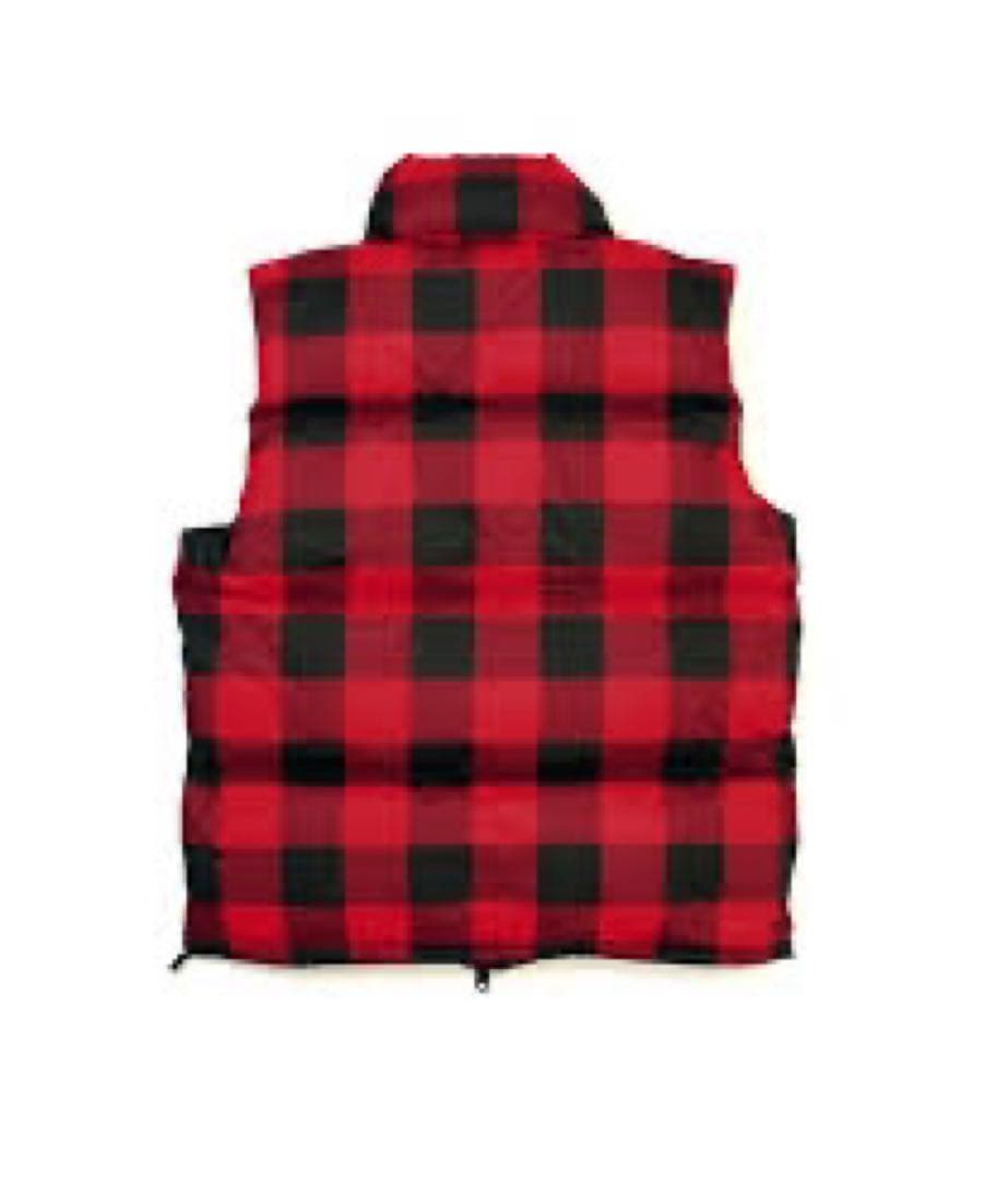 【新品6.6万円】TMT チェックダウンベスト⭐︎レッド