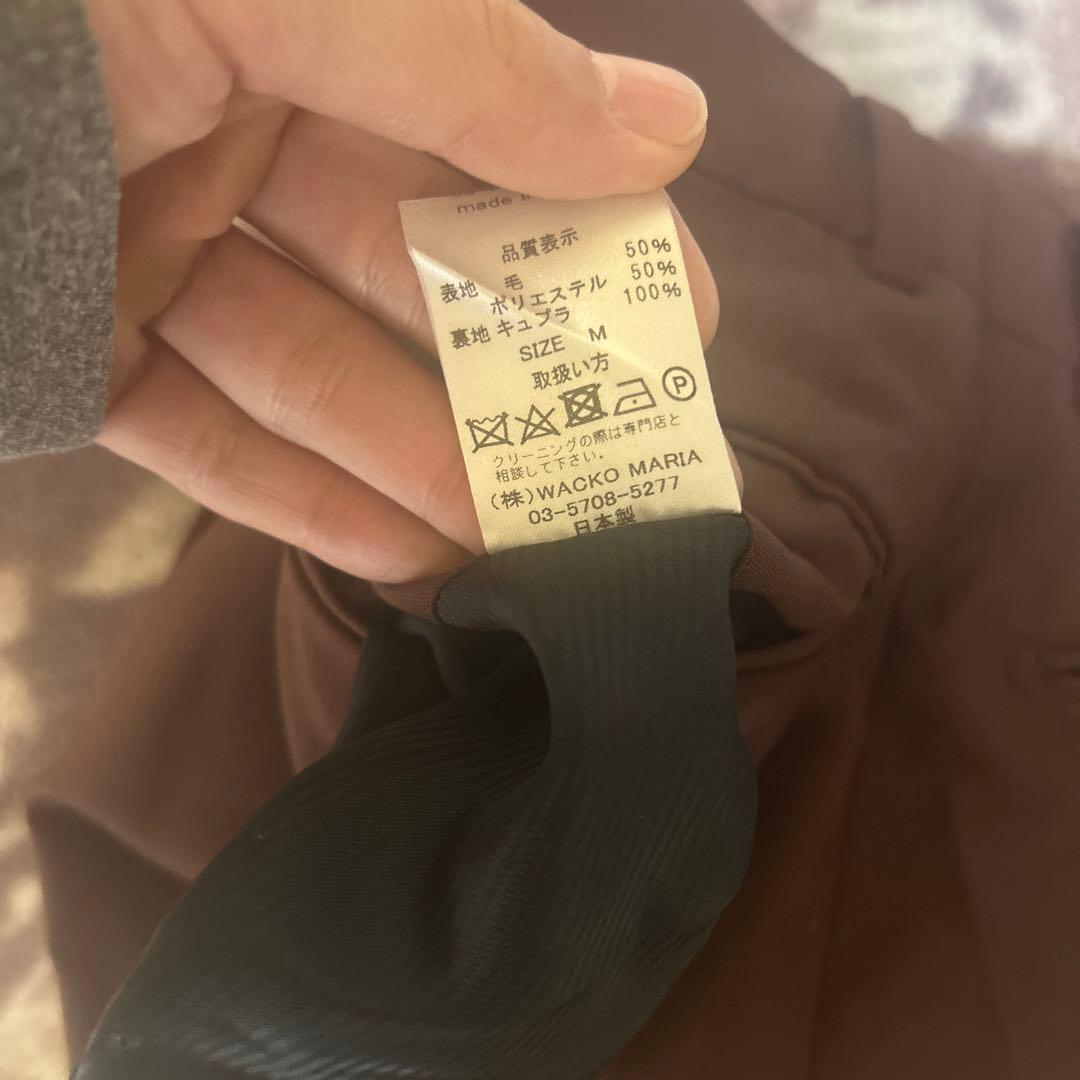 パンツ WACKO Maria DORMEUIL Pleated TROUSER