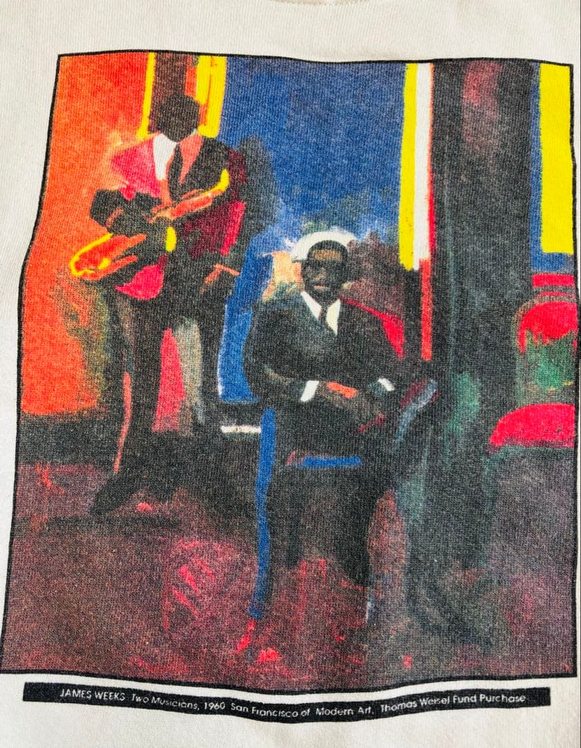 90s vintage art Tee アートスウェット