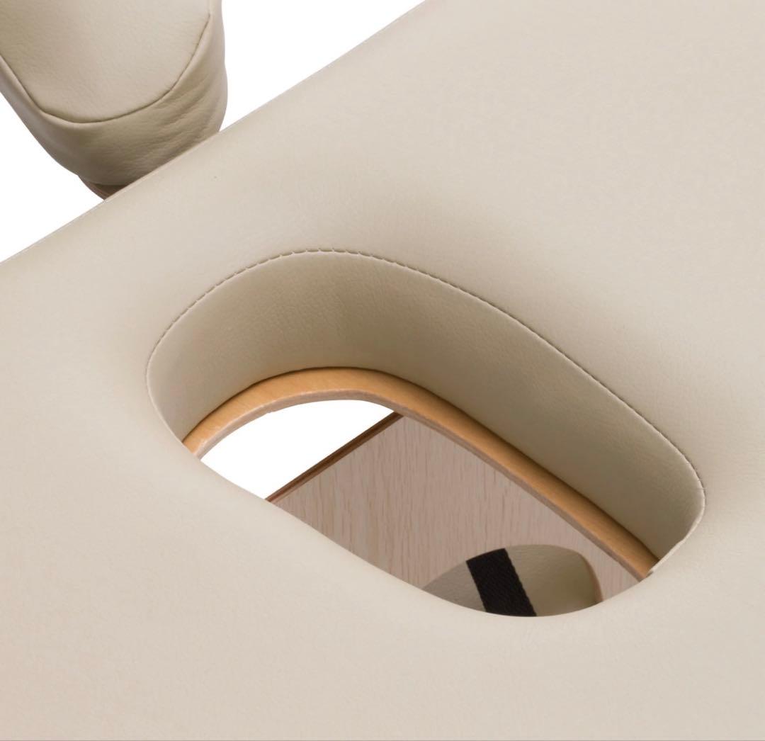 折りたたみマッサージベッド ベージュ 215cm