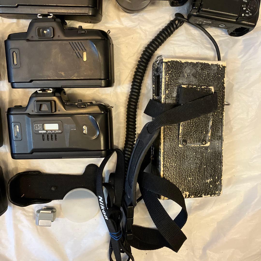 フイルムカメラ　18個　まとめ売り　NIKON セット　ジャンク　デジカメ3個