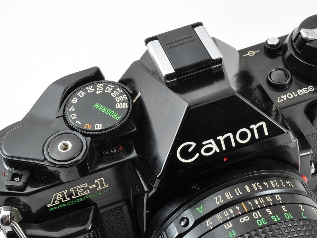 キヤノン AE-1 PROGRAM ブラック NFD 50mm f1.4 完動品