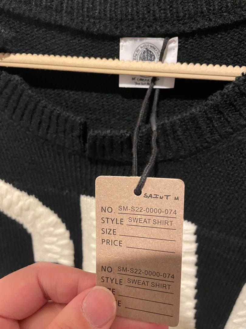 saint mxxxxxx ダメージニット　24SS