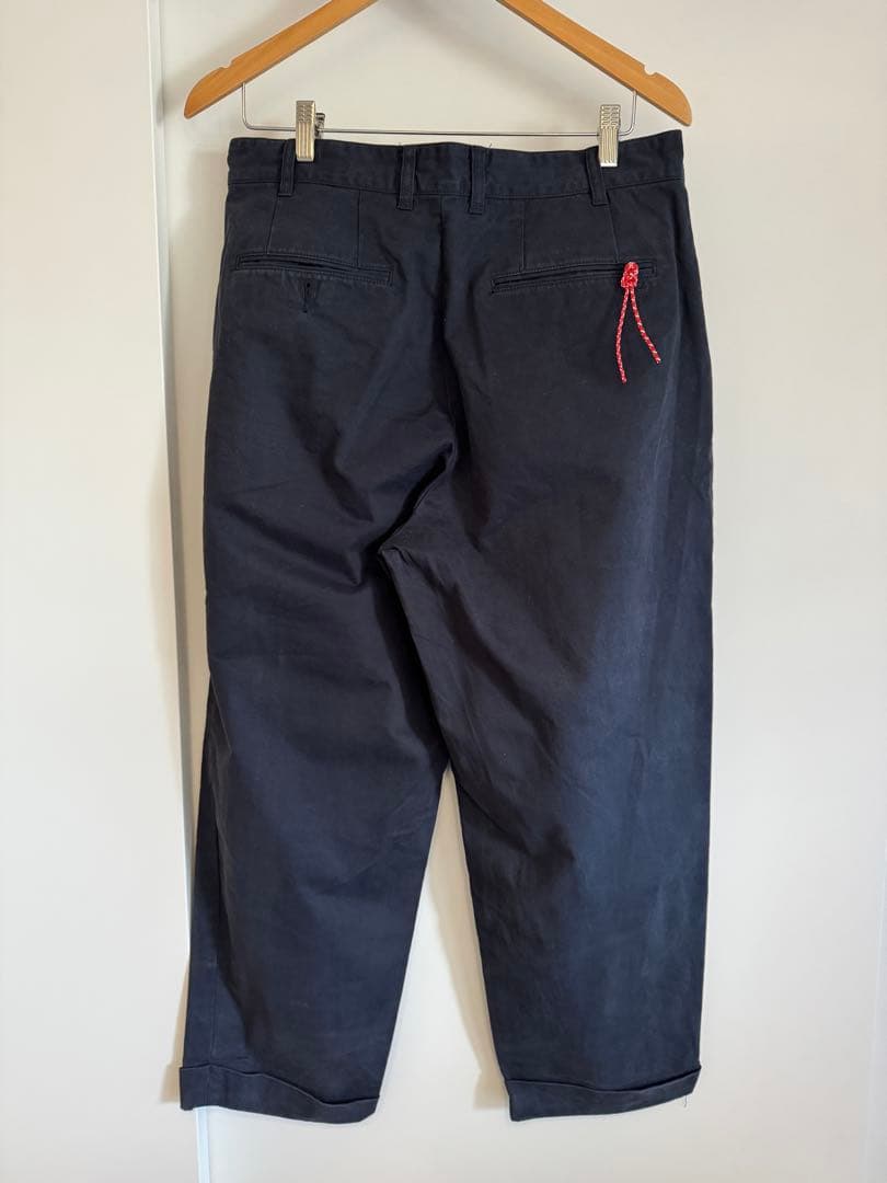 BEAMS JAPAN 2プリーツ チノ