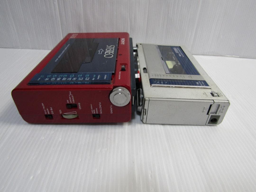 K0736 SONY WA-33/AIWA CS-J1 カセットプレーヤー