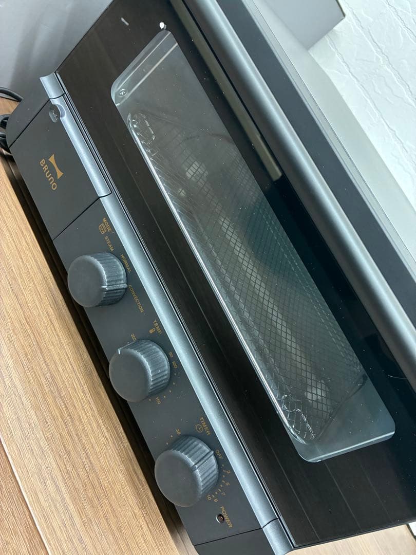 BRUNOスチーム＆ベイク トースター ブラック