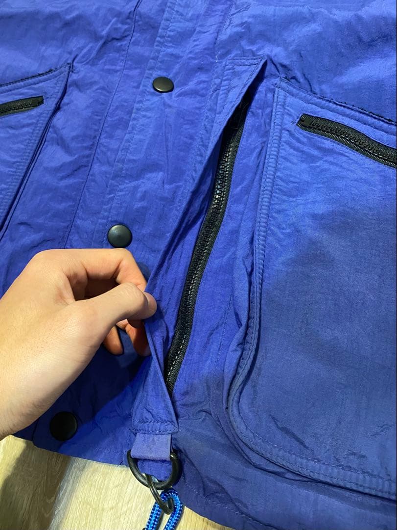 90's old GAP GP TECHベスト　青色