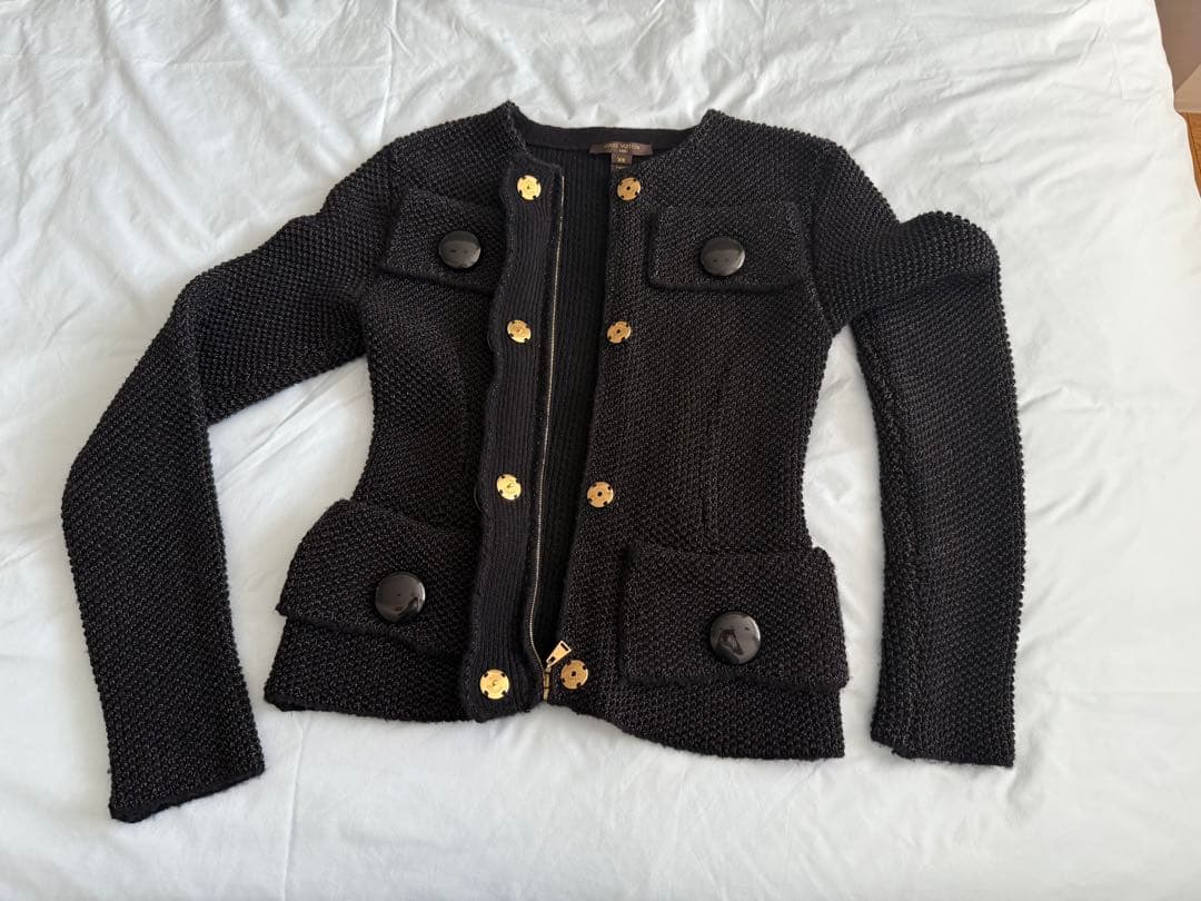 Louis Vuitton ニットジャケット 黒