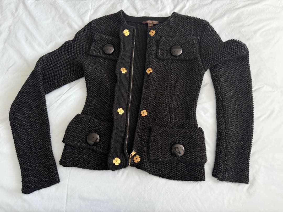 Louis Vuitton ニットジャケット 黒