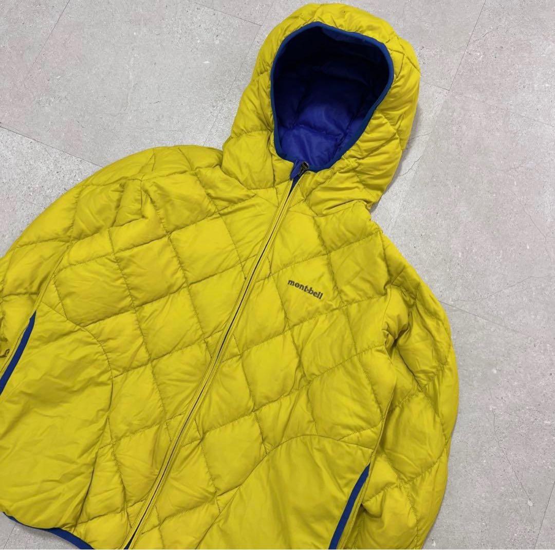 ジャケット・アウター mont-bell down jacket parka blue/yellow