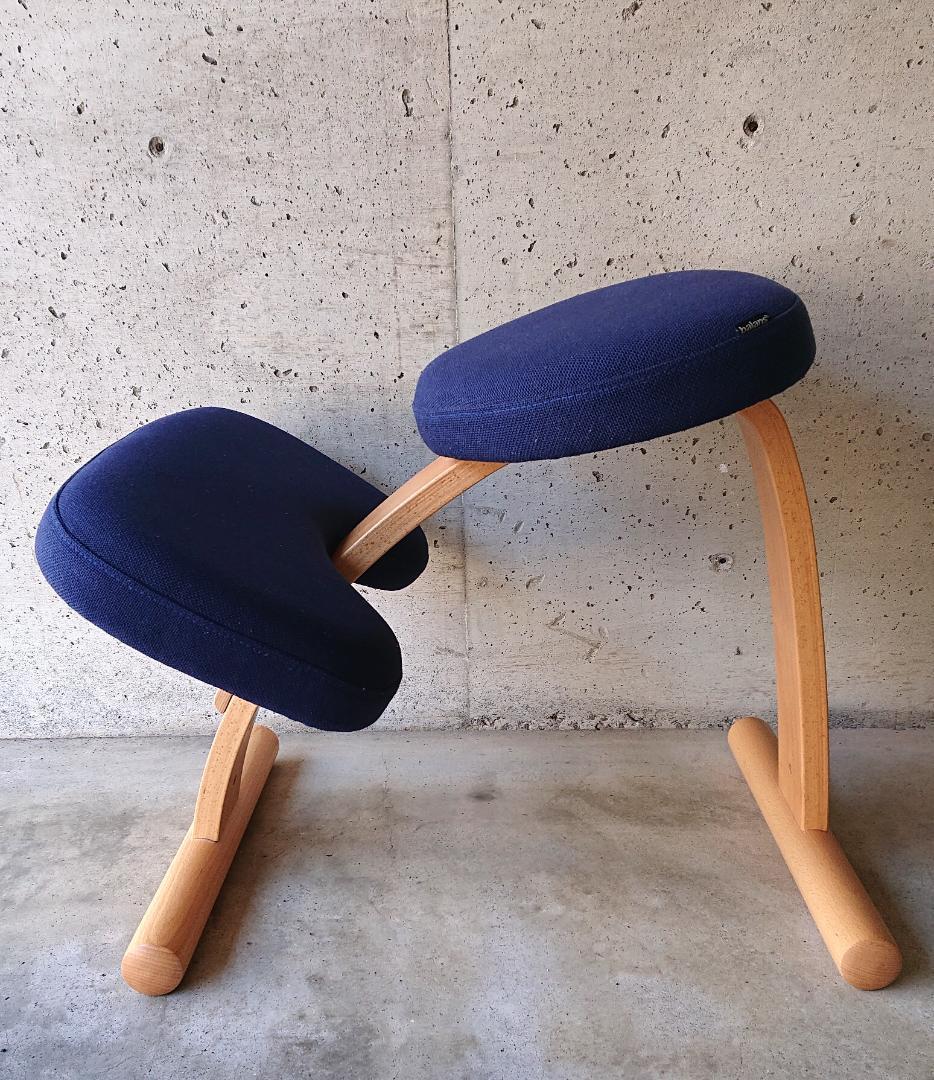 サカモトハウス バランスチェアイージー 2脚ブルー、ブラウン