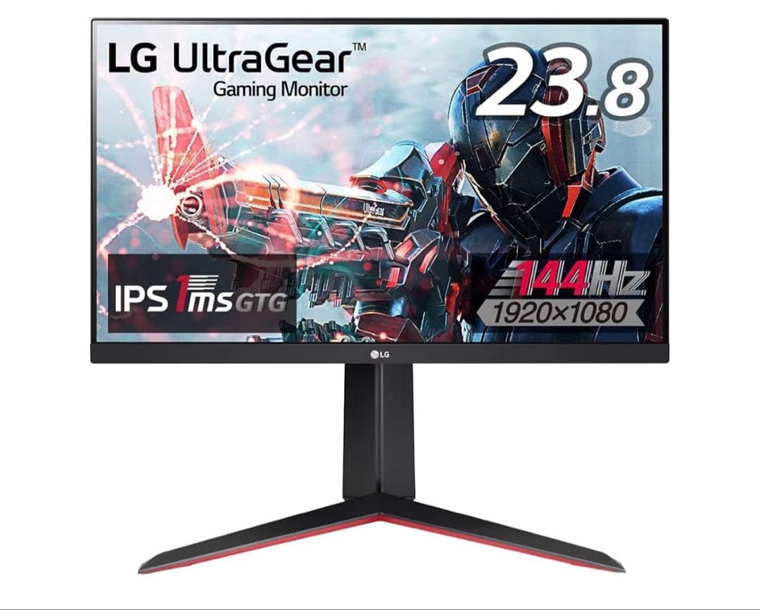 LG ゲーミングモニター UltraGear 23.8インチ 144hz