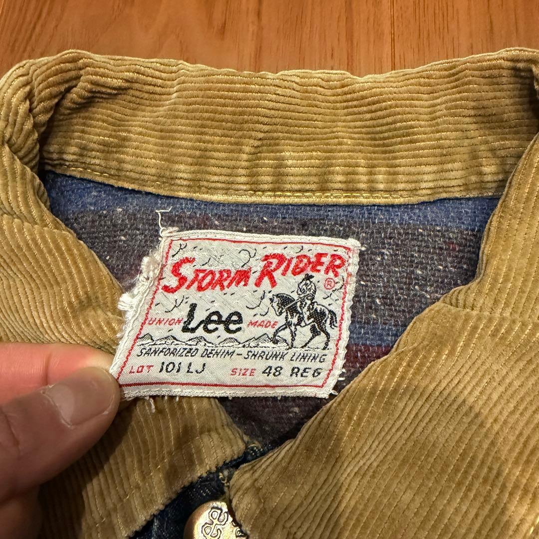 サイズ48 ◎ 60s Lee ストームライダー デニムジャケット ビンテージ