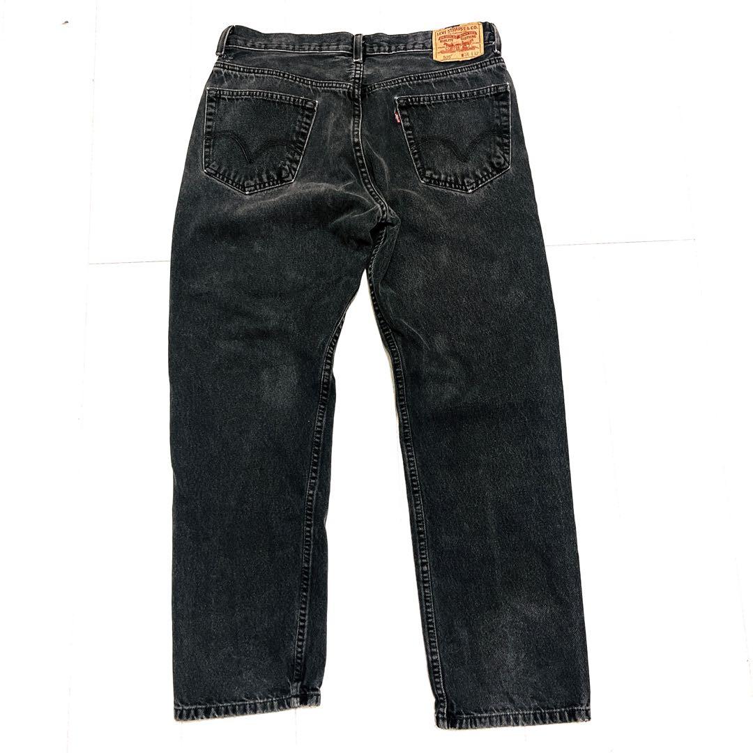 Levi's 505 ブラックデニム 後染め　00s W36 L32