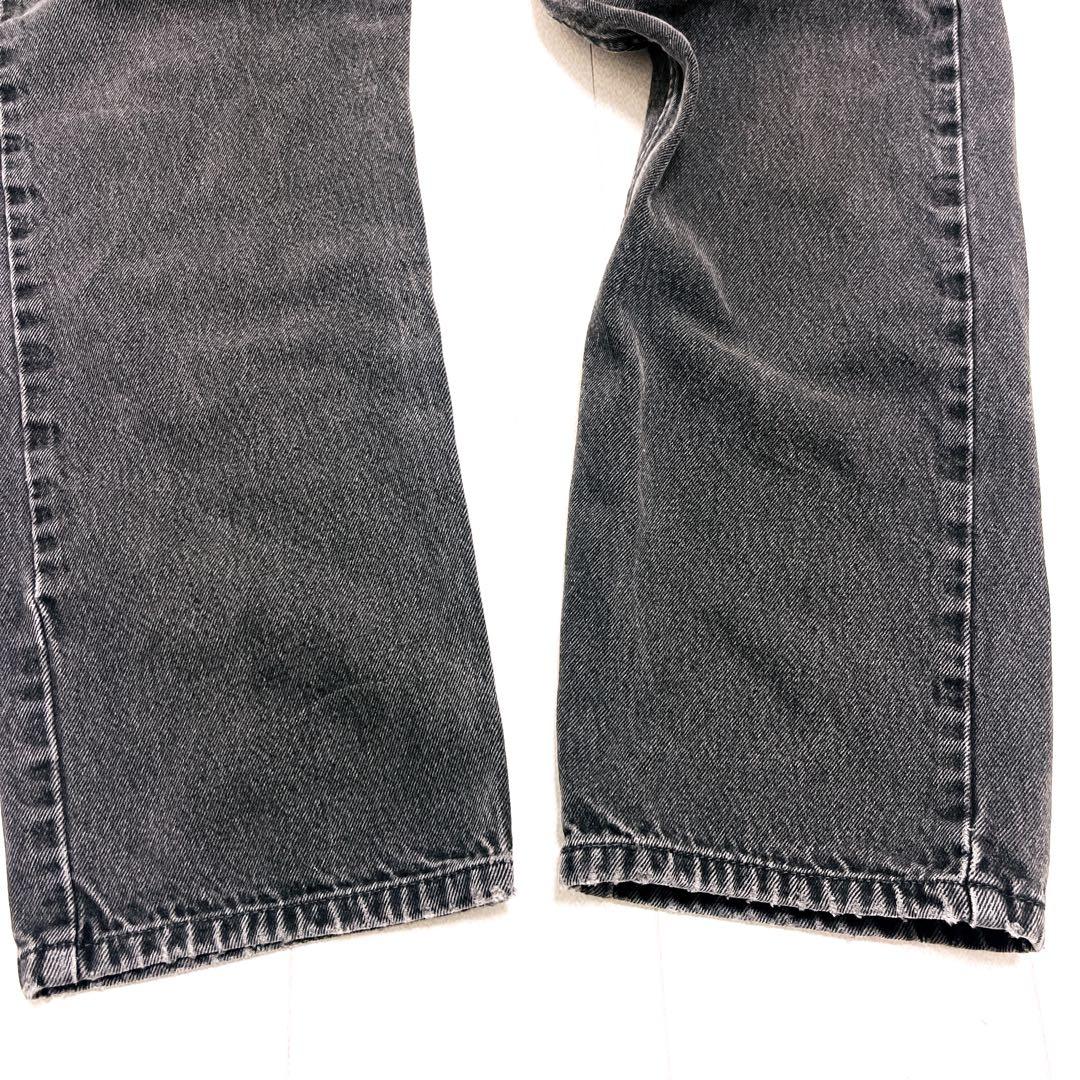 Levi's 505 ブラックデニム 後染め　00s W36 L32