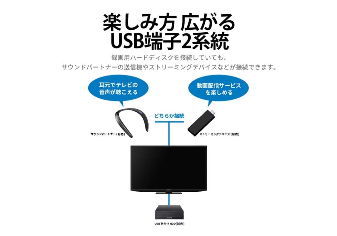 SHARP AQUOS 19型 液晶テレビ