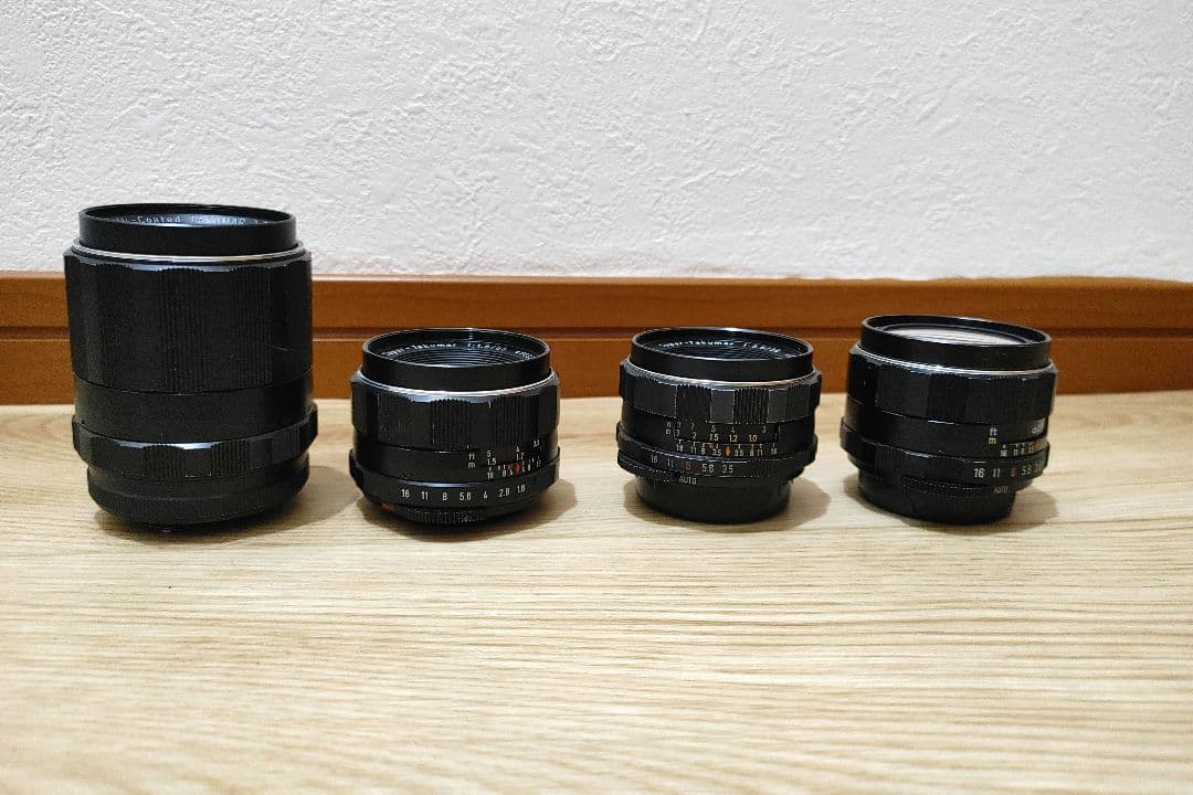 M42マウント Pentax Takumar レンズ4本