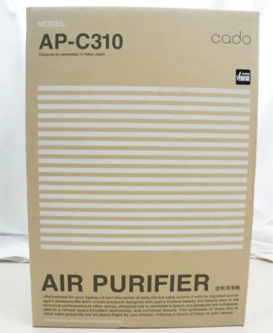 【美品・希少】Cado カドー 空気清浄機 AP-C310-BK ブラック