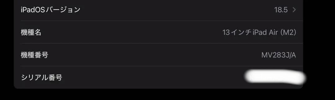 13インチ iPad Air (M2)