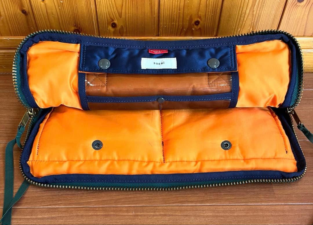 【美品】　sacai × porter クラッチバッグ　ブリーフケース　バッグ