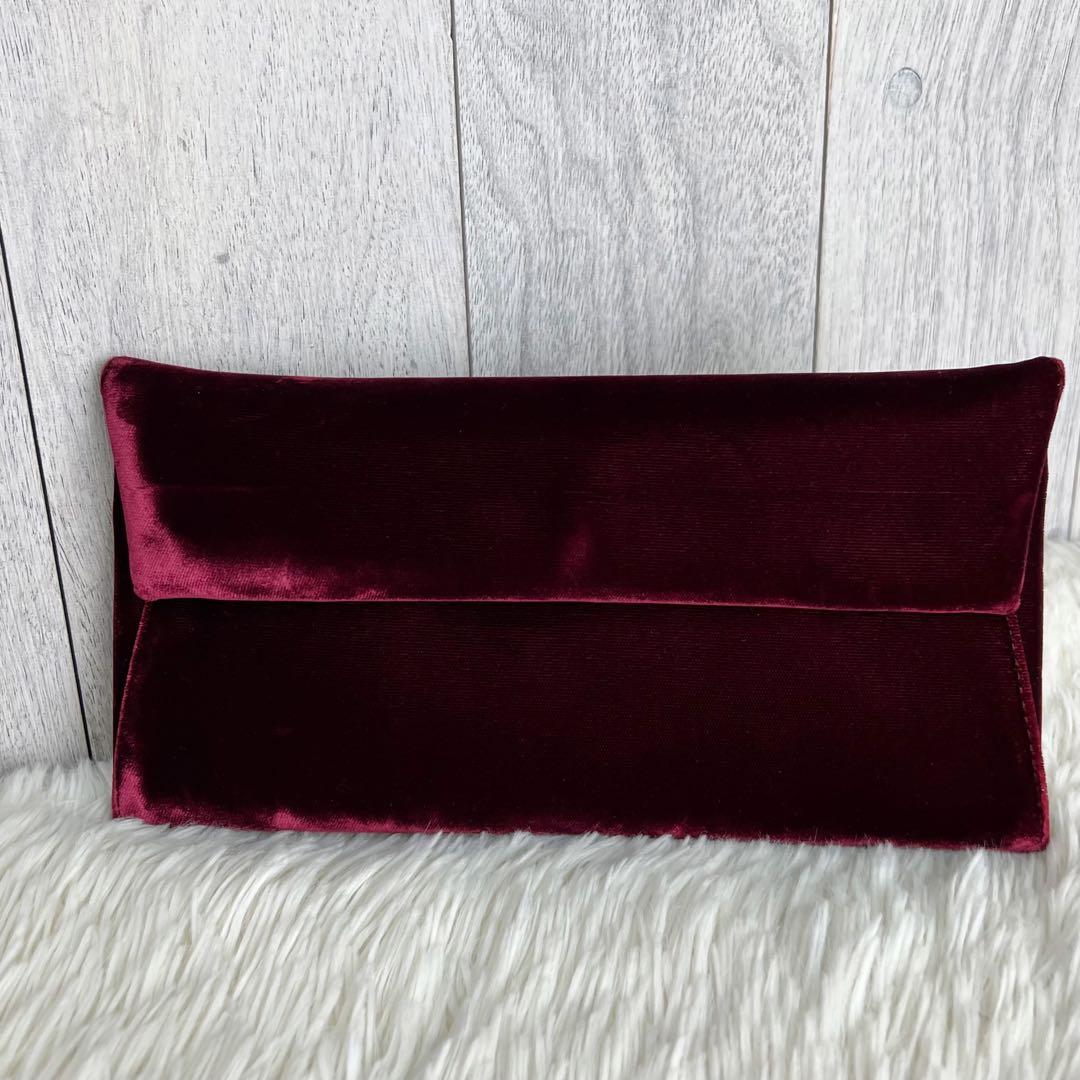 希少♡JIL SANDER ジルサンダー ベロア クラッチバッグ