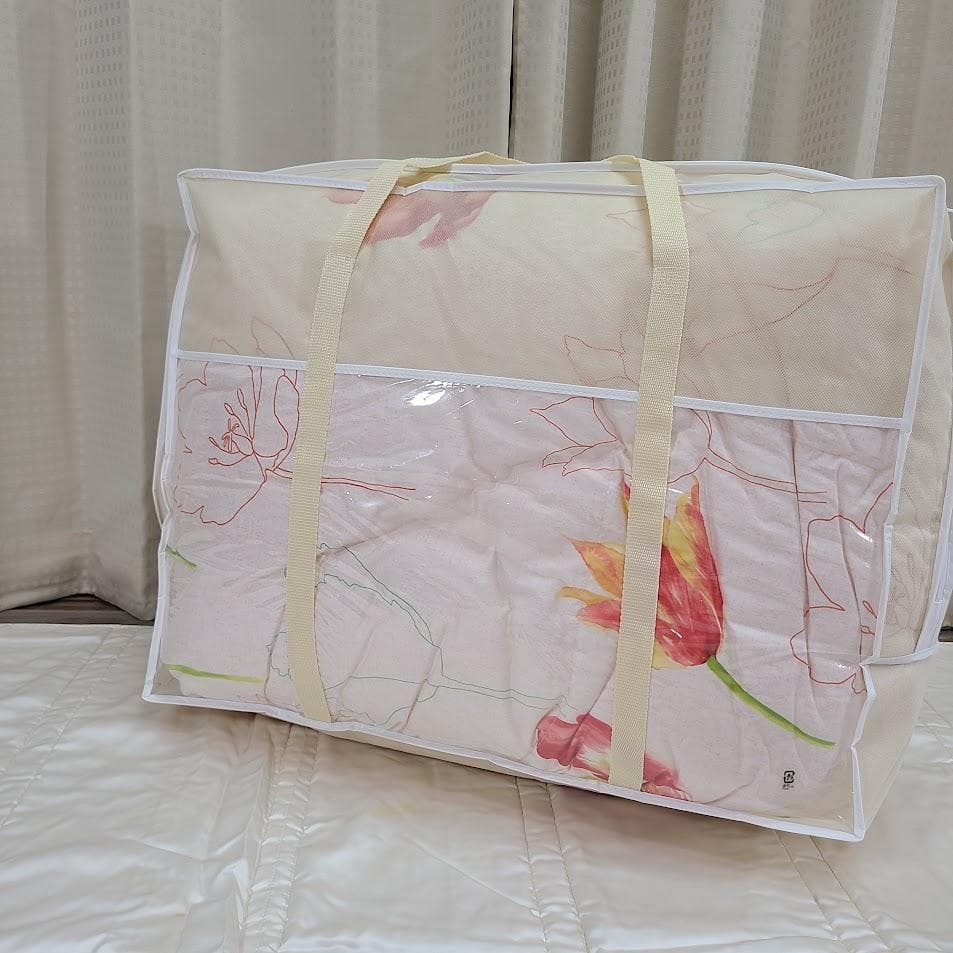 2層キルトでふんわり極暖♡山一 ホワイトダックダウン93％ 高級羽毛布団シングル