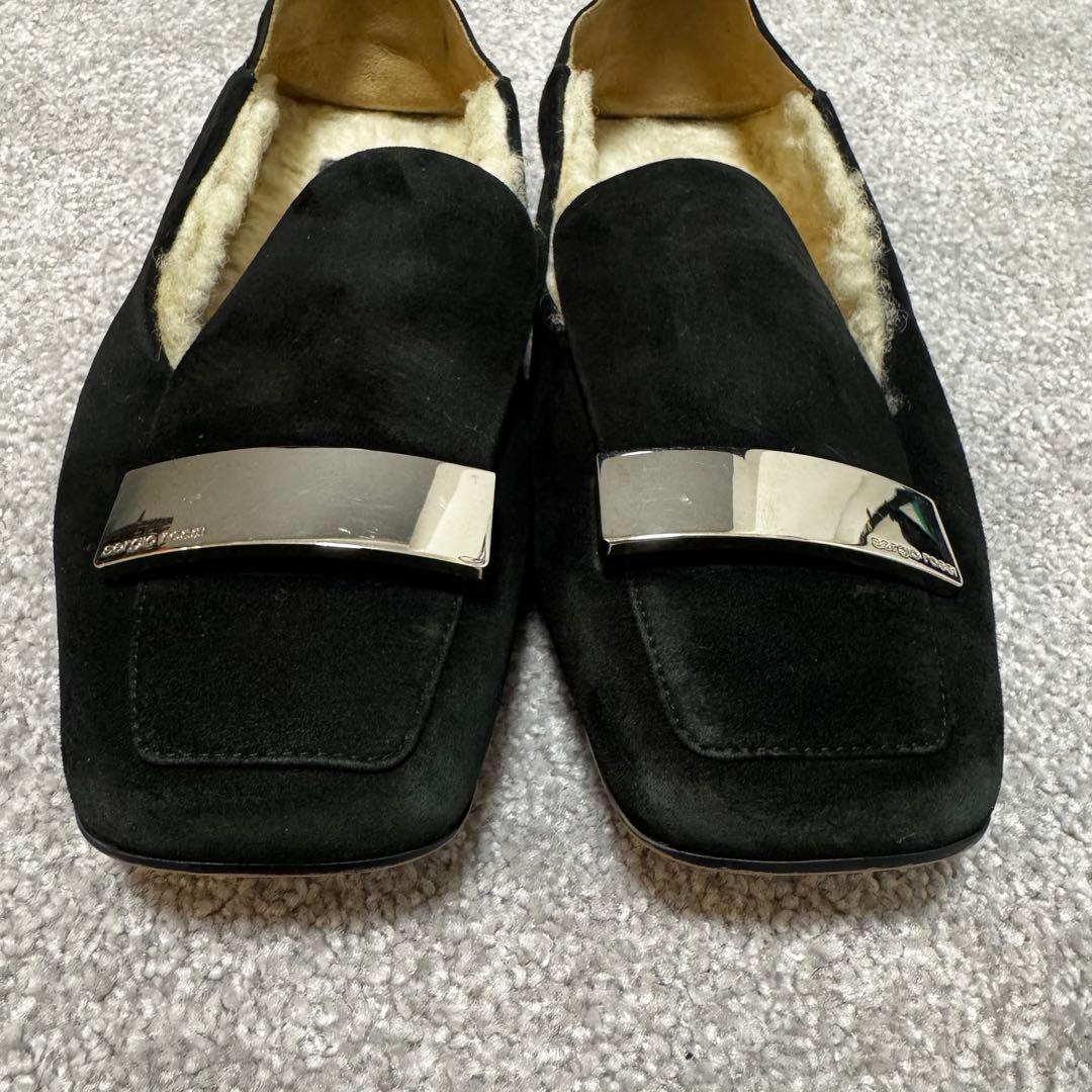 セルジオロッシスリッパフラットパンプスsr1 36 ボア