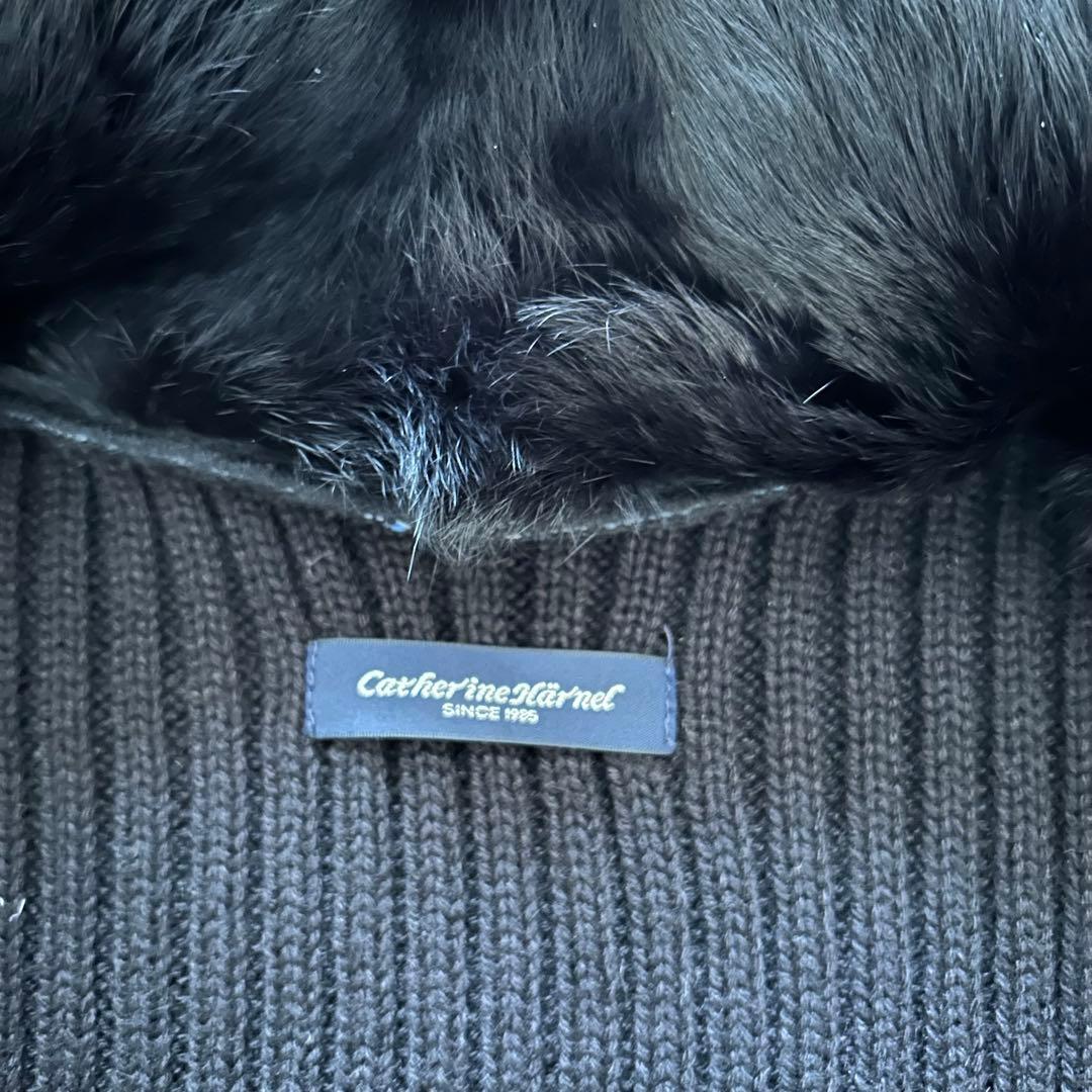 ニットジャケット ファー ショート y2k y2k 平成ギャル 短丈 グランジ