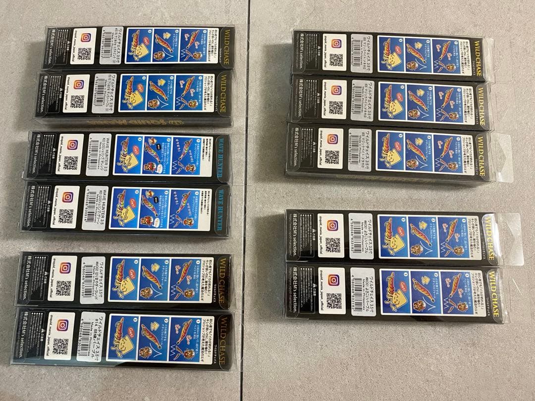 11本 スクイッドマニア アジ泳がせ ワイルドチェイス ウェーブハンター