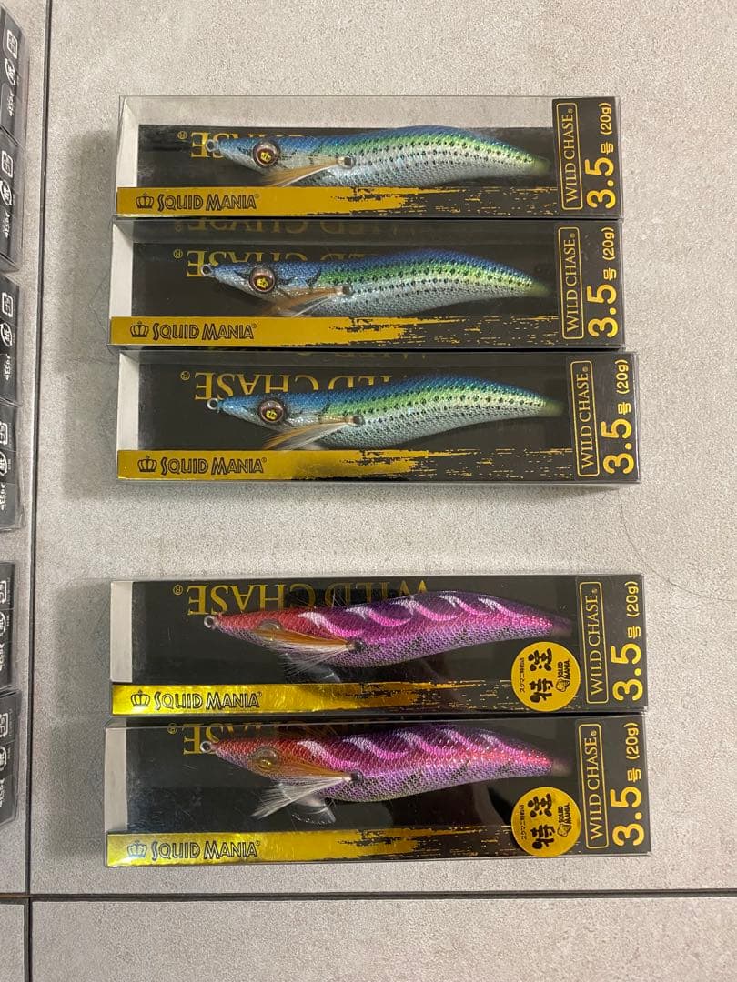 11本 スクイッドマニア アジ泳がせ ワイルドチェイス ウェーブハンター