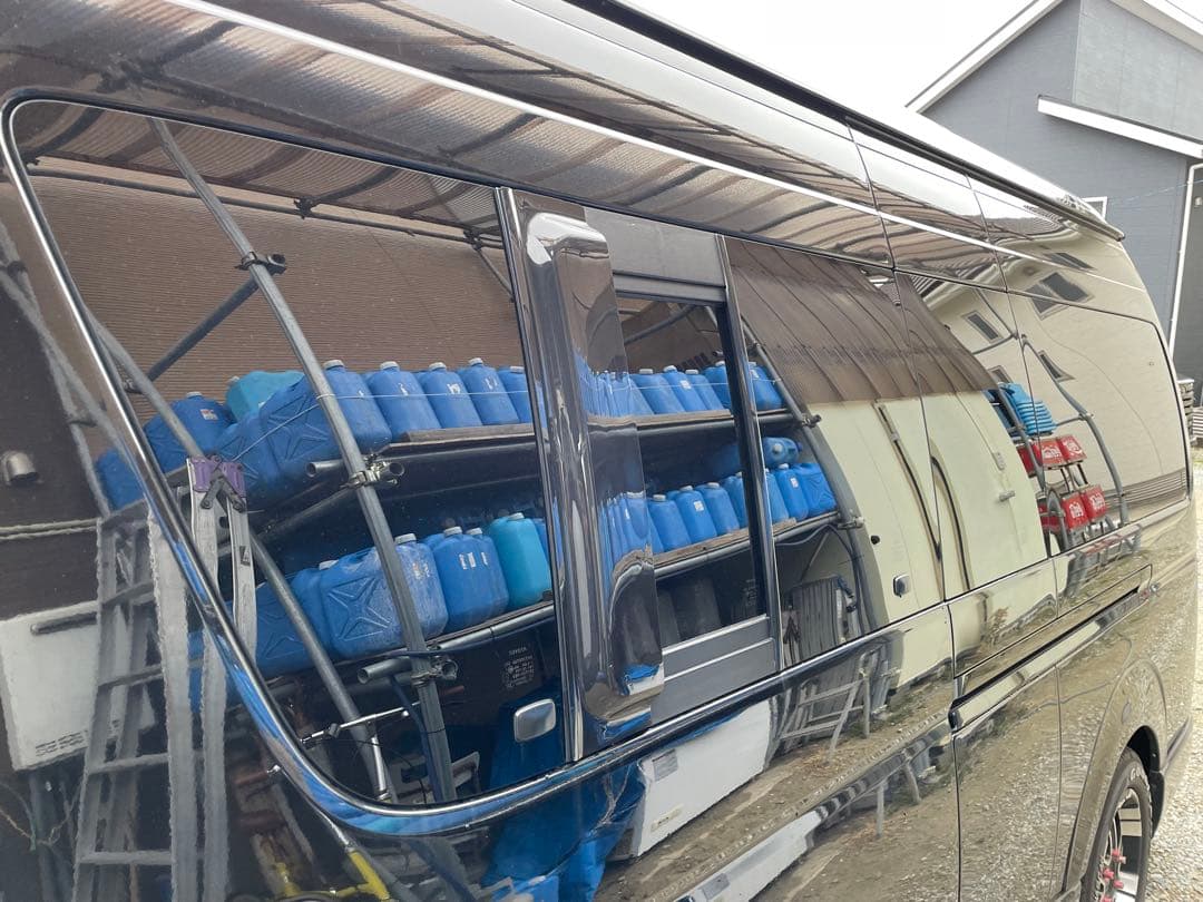 ハイエース サイド スライドアガラス左右セット