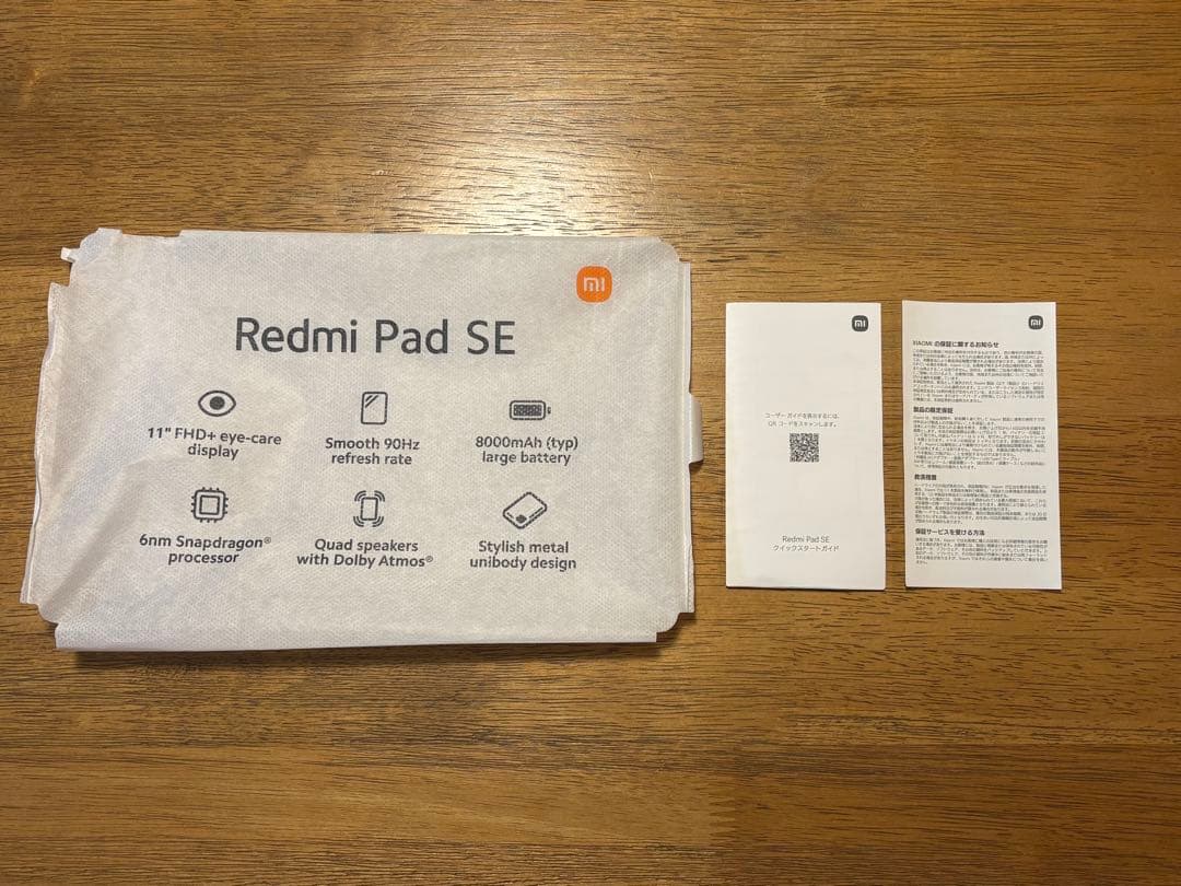 Xiaomi Redmi Pad SE 4GB 128GB (箱、カバー付き)