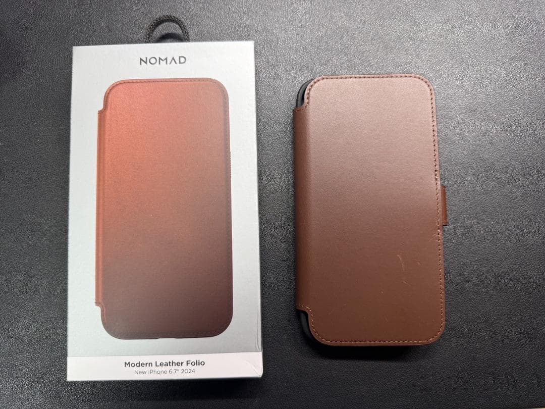 iPhoneアクセサリー NOMAD ModernLeather Folio iPhone 16 Plus