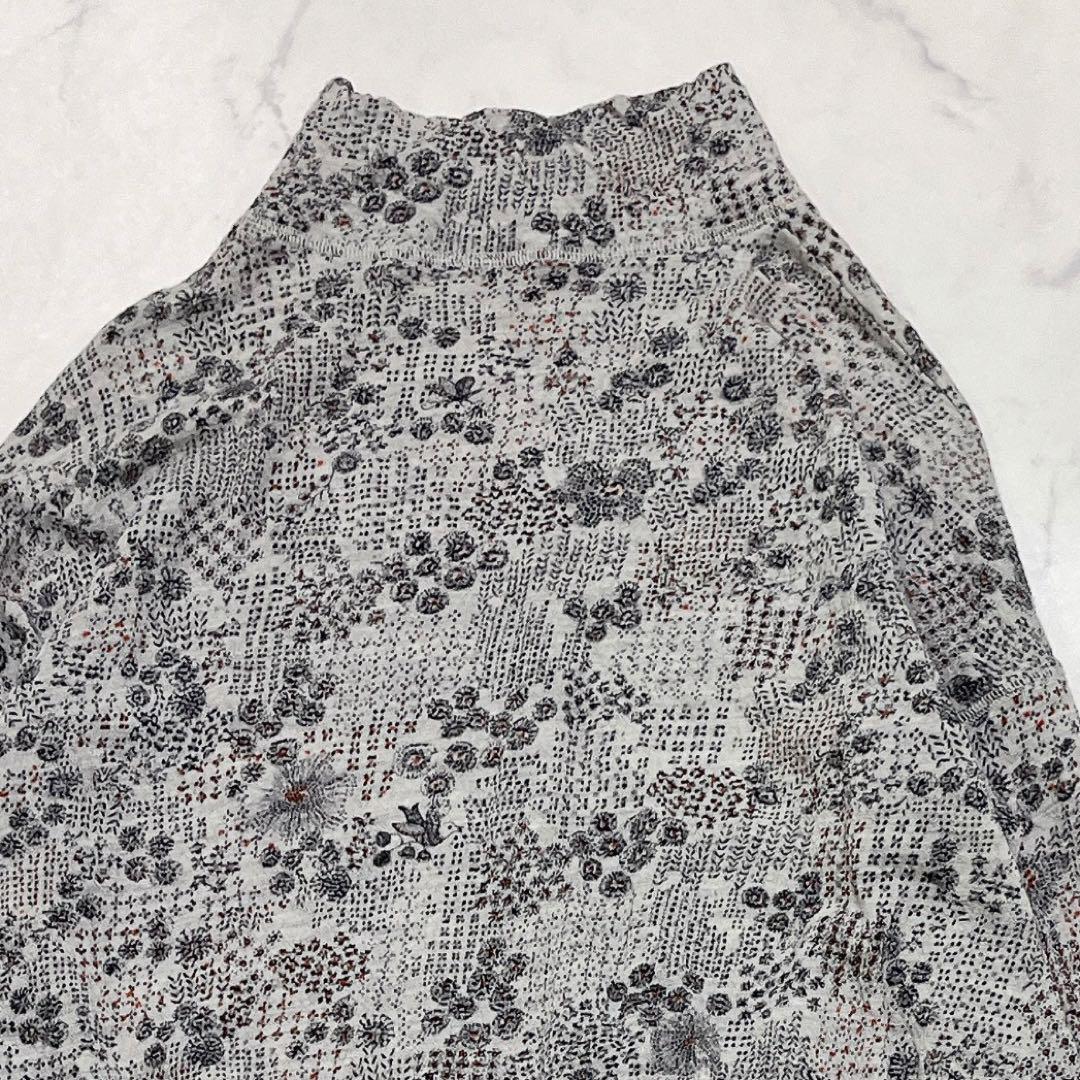 【本日限定価格】✨ヨーガンレール やわらかウールチュニック ボタニカル柄