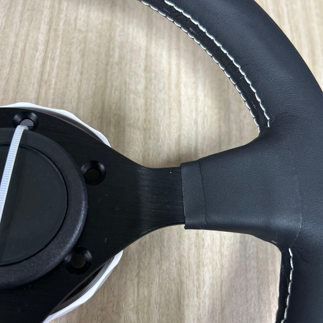 28パイ ブラック ステアリングホイール 本体