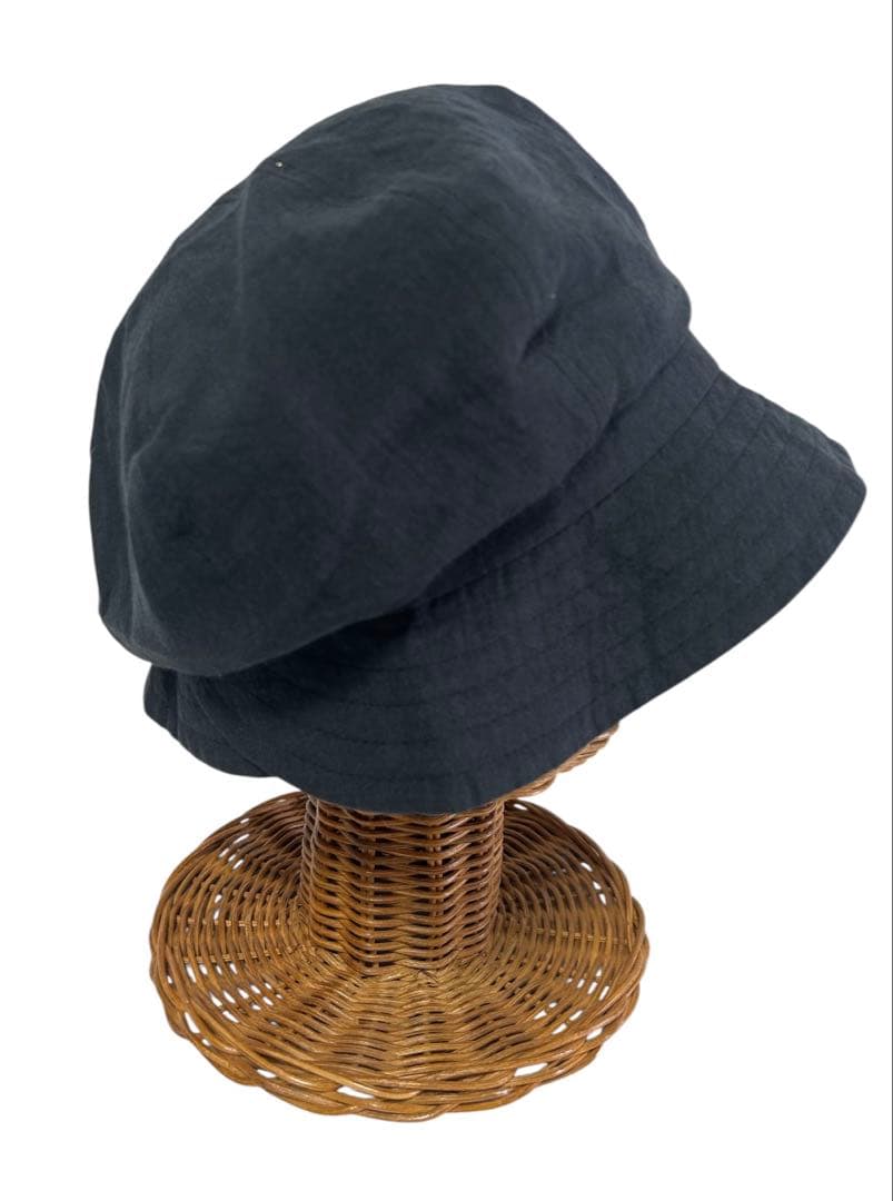 【新品未使用】タグ付き ヴィヴィアンウエストウッド 麻 キャスケット 帽子 黒