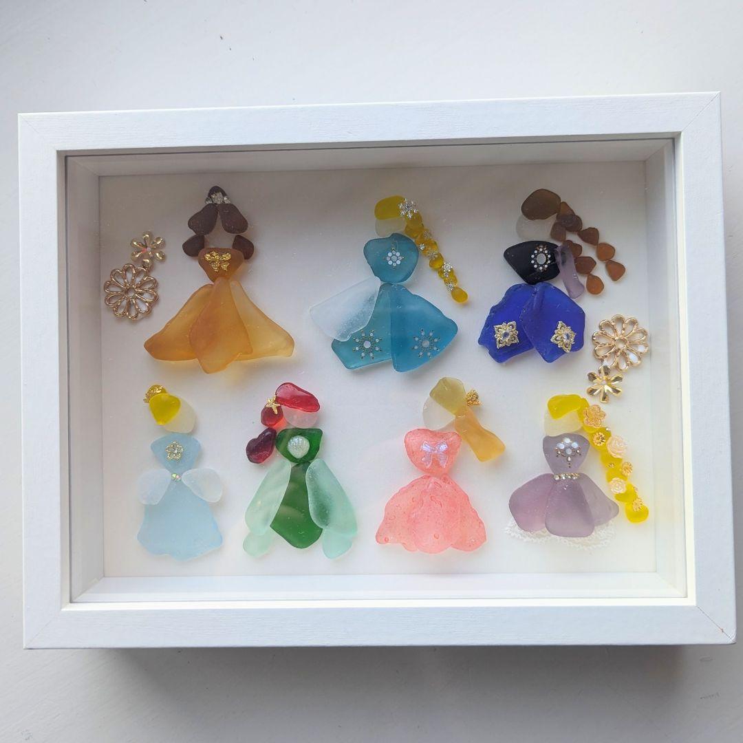 専用出品！ドレスアップ　シーグラスアート