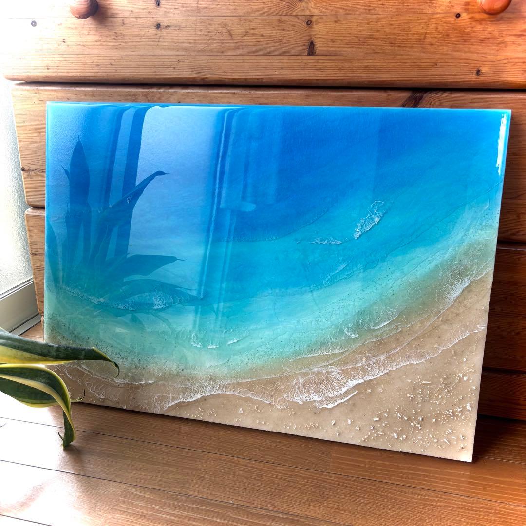 りく様オーダー オーシャンレジンアート