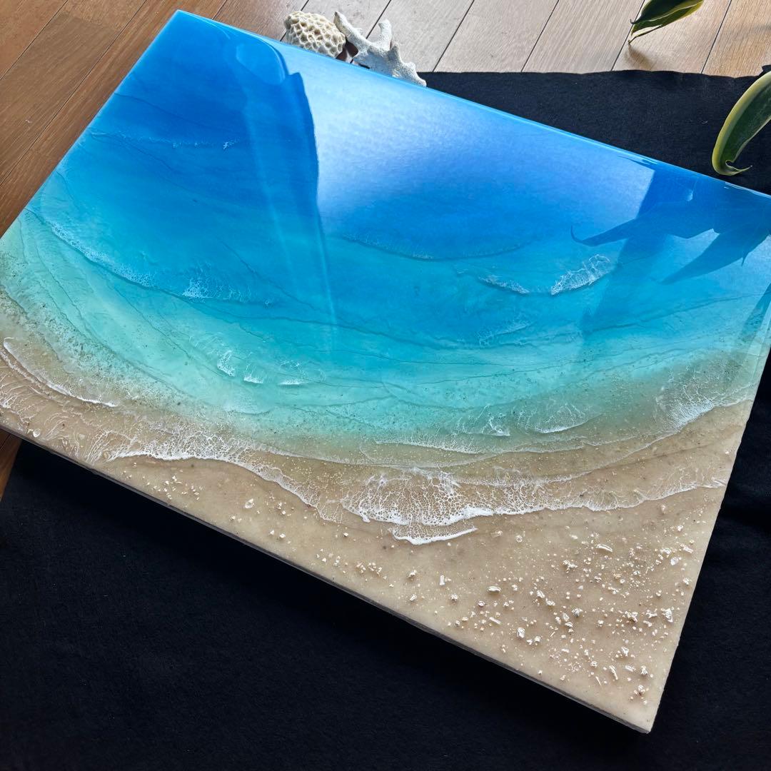 りく様オーダー オーシャンレジンアート