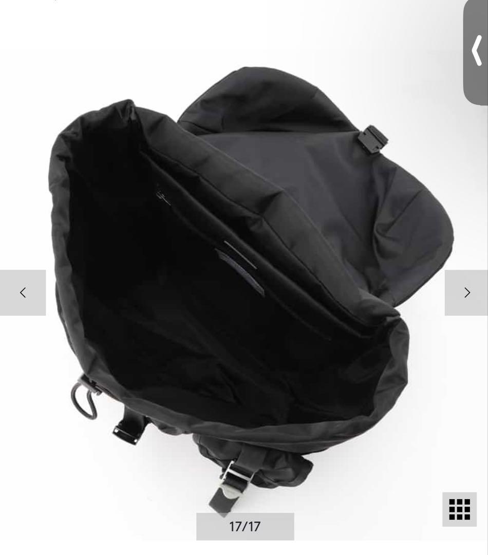 used) sacai nylon back pack ブラック