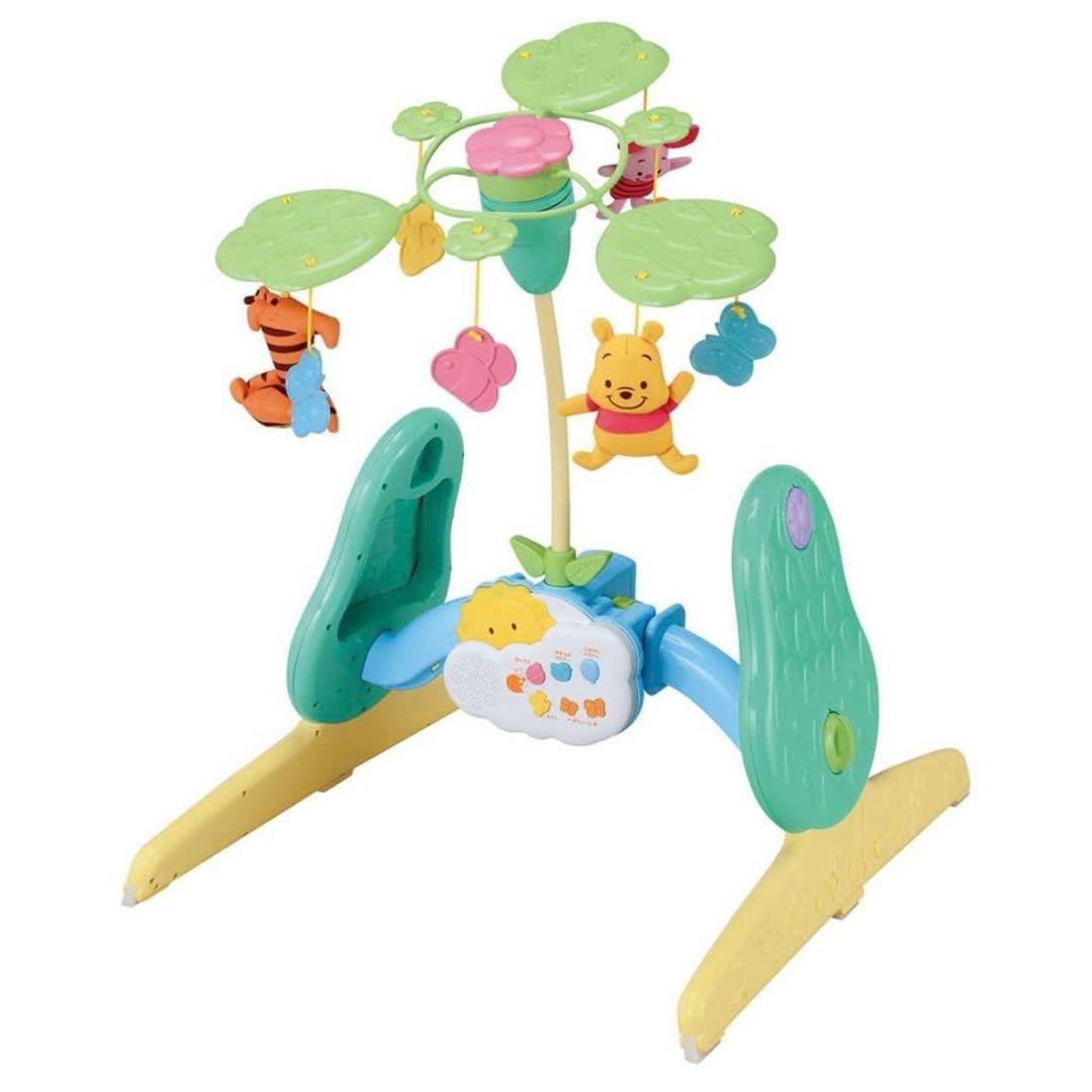 【のん】タカラトミー　くまのプーさん メリー　6WAYジム　極美品　箱付き