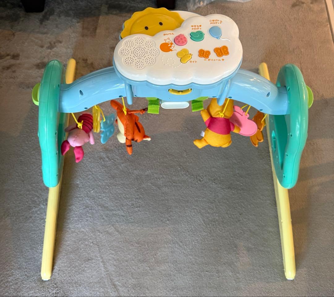 【のん】タカラトミー　くまのプーさん メリー　6WAYジム　極美品　箱付き