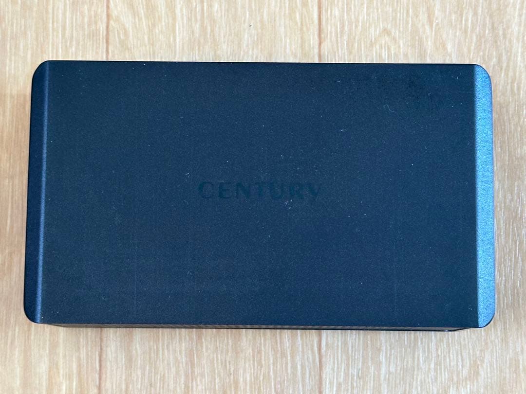 外付けハードディスク・ドライブ CENTURY M.2 NVMe SSD to Thunderbolt3 8TB