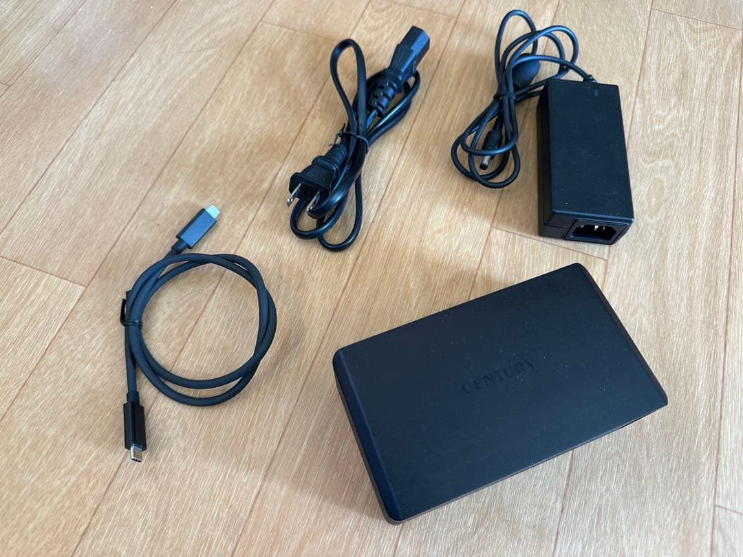 外付けハードディスク・ドライブ CENTURY M.2 NVMe SSD to Thunderbolt3 8TB