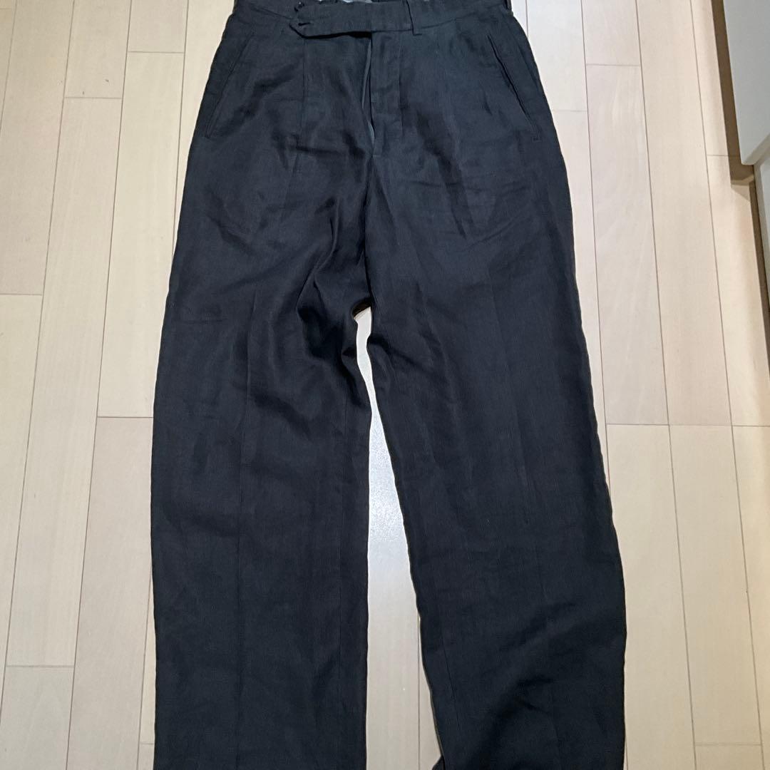 Giorgio Armani リネンワイドパンツ