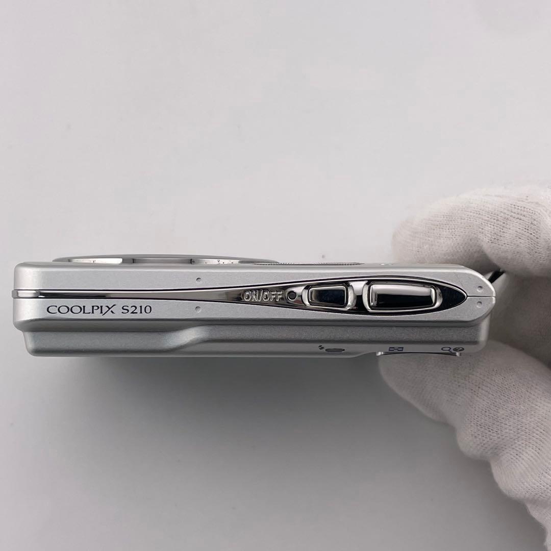 実写美⭕️外観美【動作確認済】ニコン COOLPIX S210 デジカメ