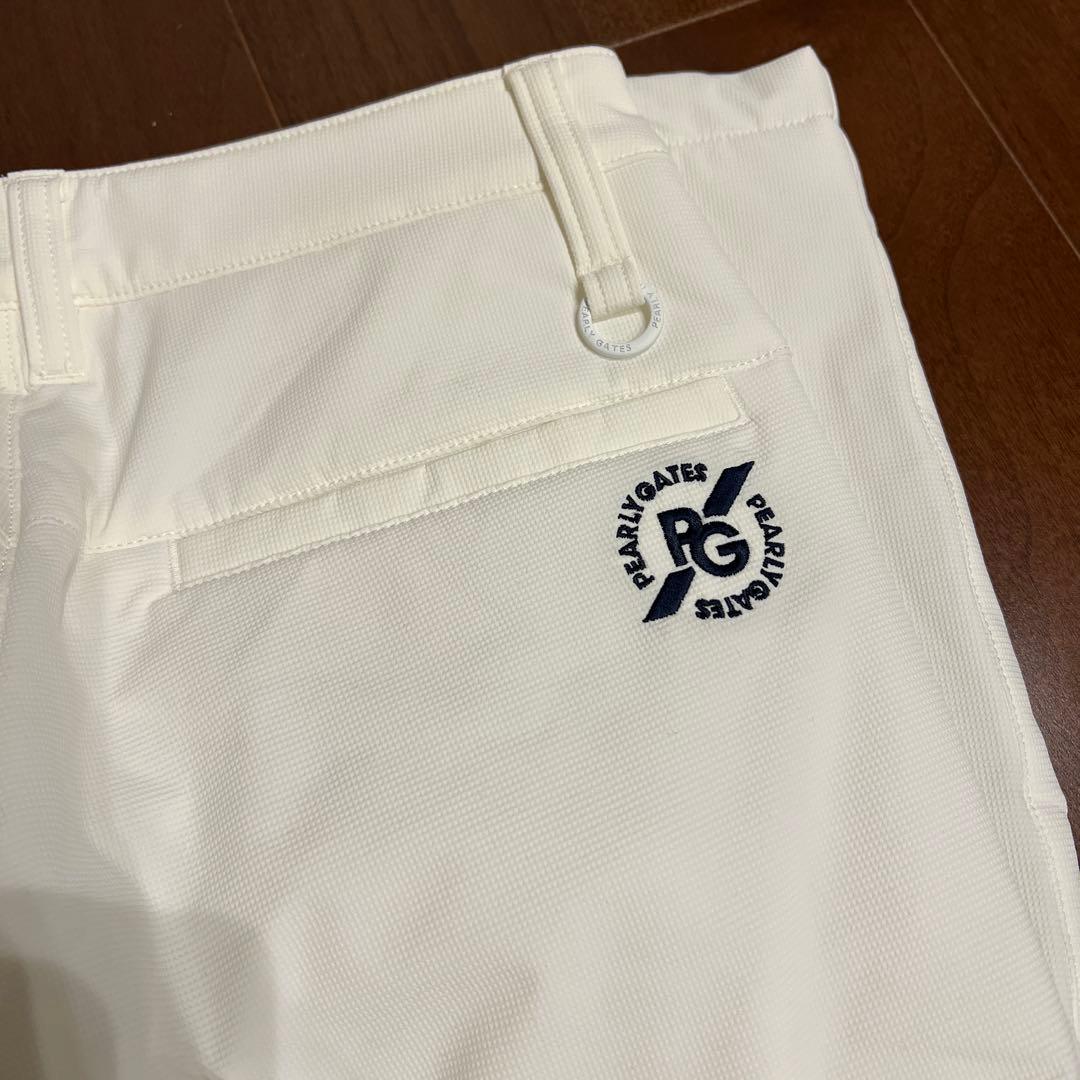 美品！！パーリーゲイツ 中綿パンツ　ホワイト　サイズ00